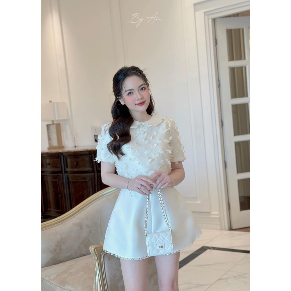 Quần phồng tafta viền ren Q01 – 2