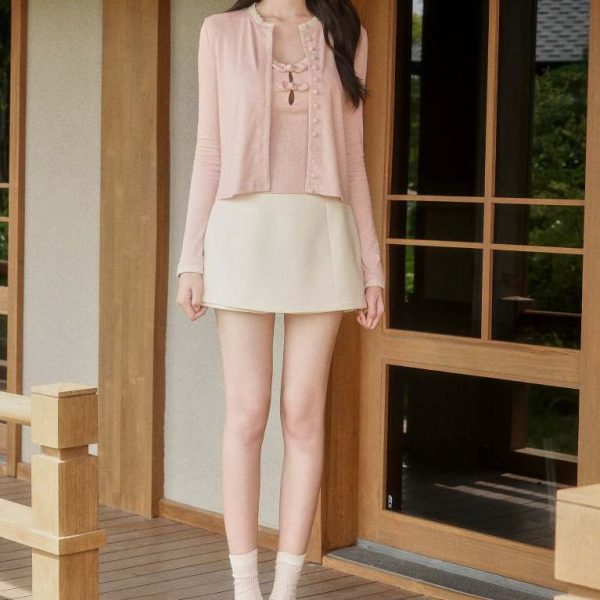 Set áo len mềm khoác cardigan Haper Top Al186 x Ak001